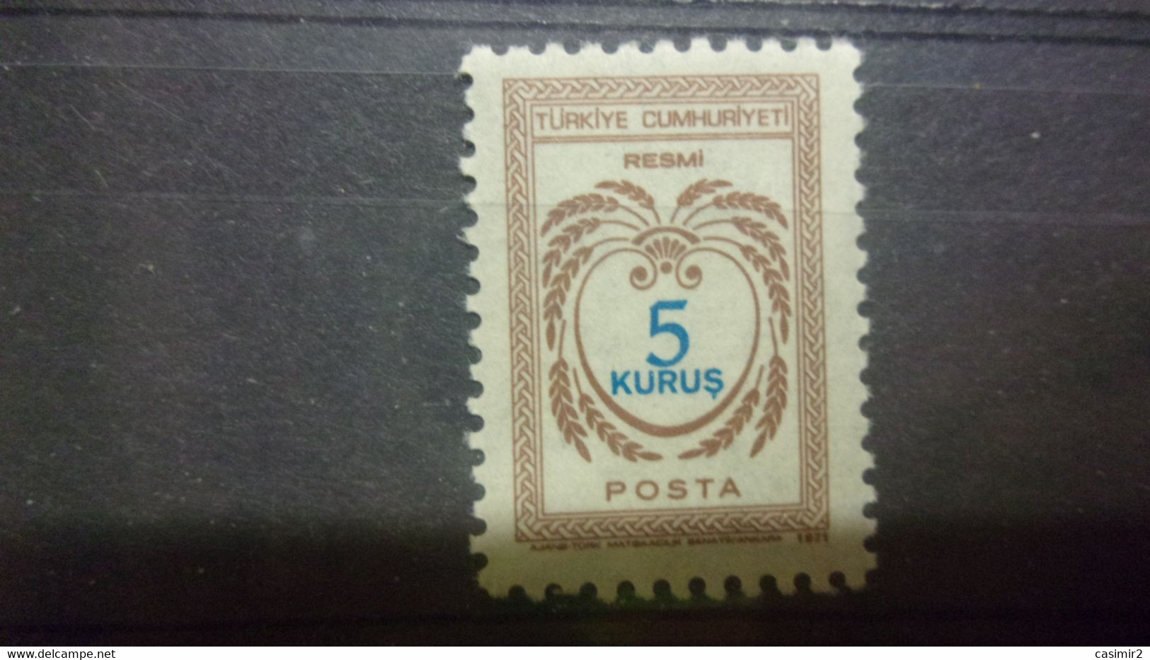 TURQUIE  Service YVERT N° 115** - Timbres De Service