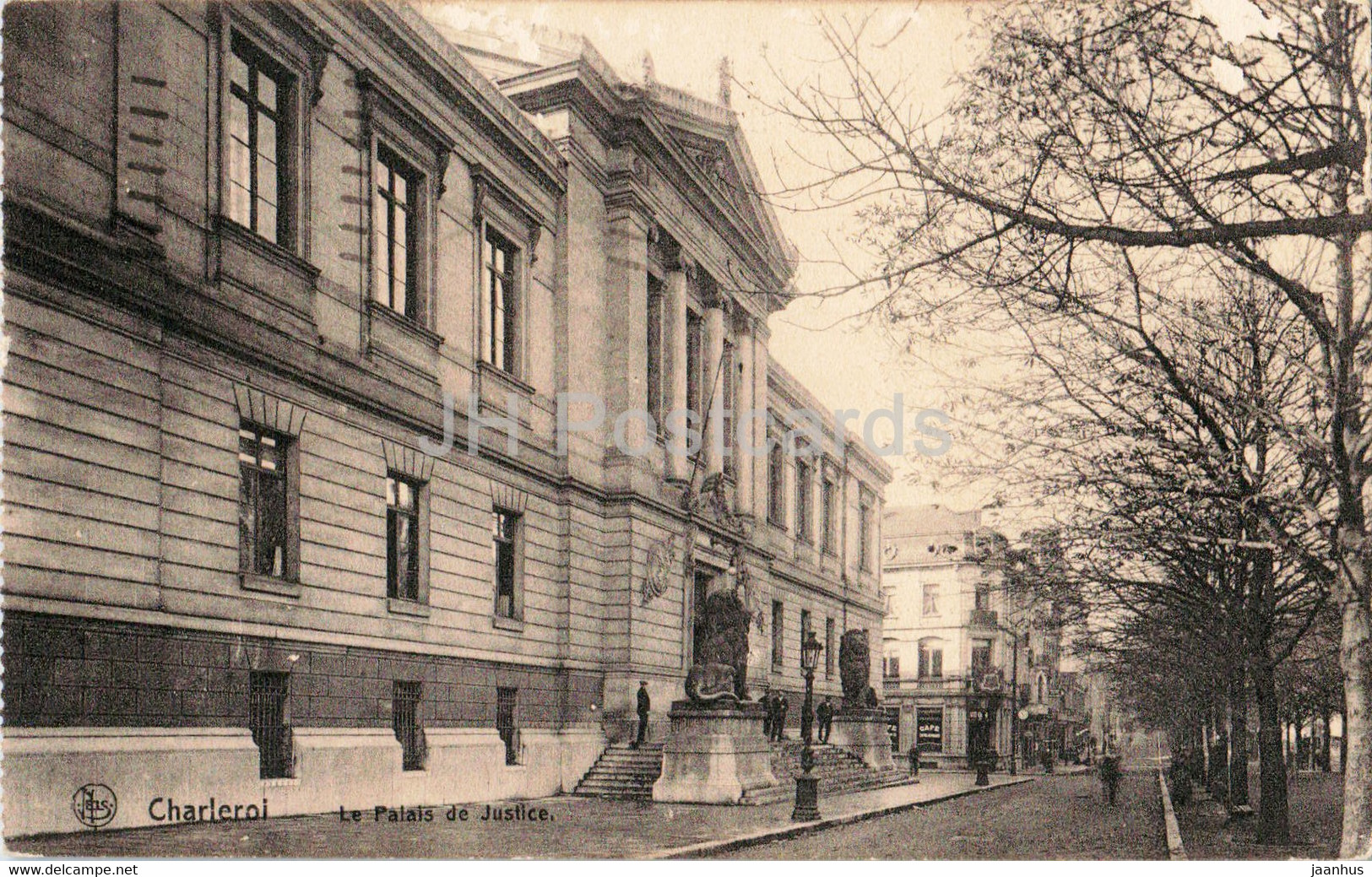 Charleroi - Le Palais De Justice - Old Postcard - 1915 - Belgium - Used - Charleroi