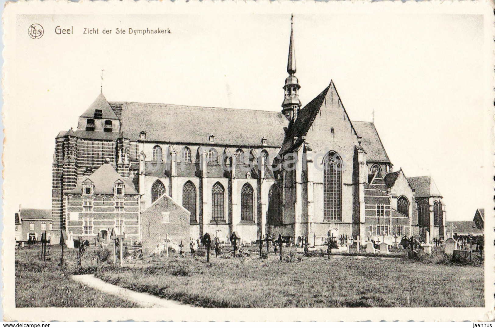 Geel - Zicht Der Ste Dymphnakerk - Church - Old Postcard - Belgium - Unused - Geel