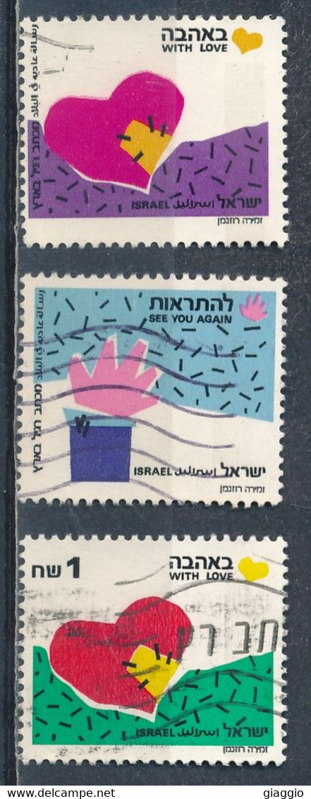 °°° ISRAEL - Y&T N°1092/1110A - 1989/1990 °°° - Oblitérés (sans Tabs)