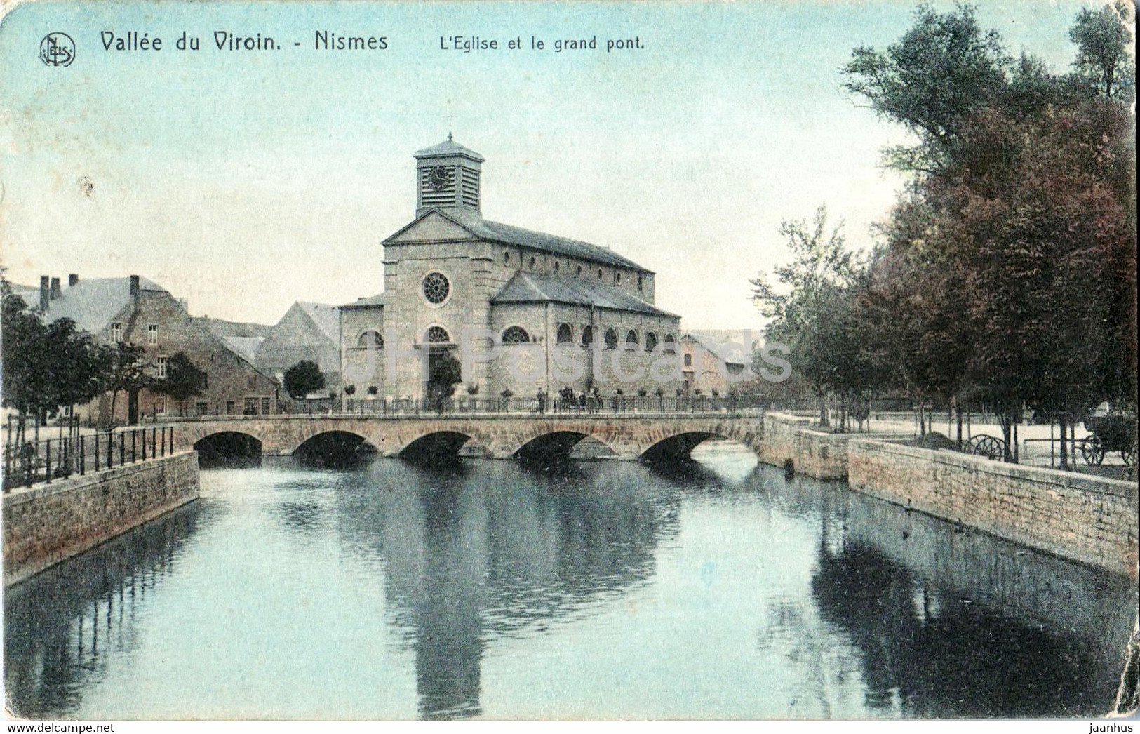 Valle Du Viroin - Nismes - L'Eglise Et Le Grand Pont - Church - Bridge - Old Postcard - Belgium - Used - Viroinval