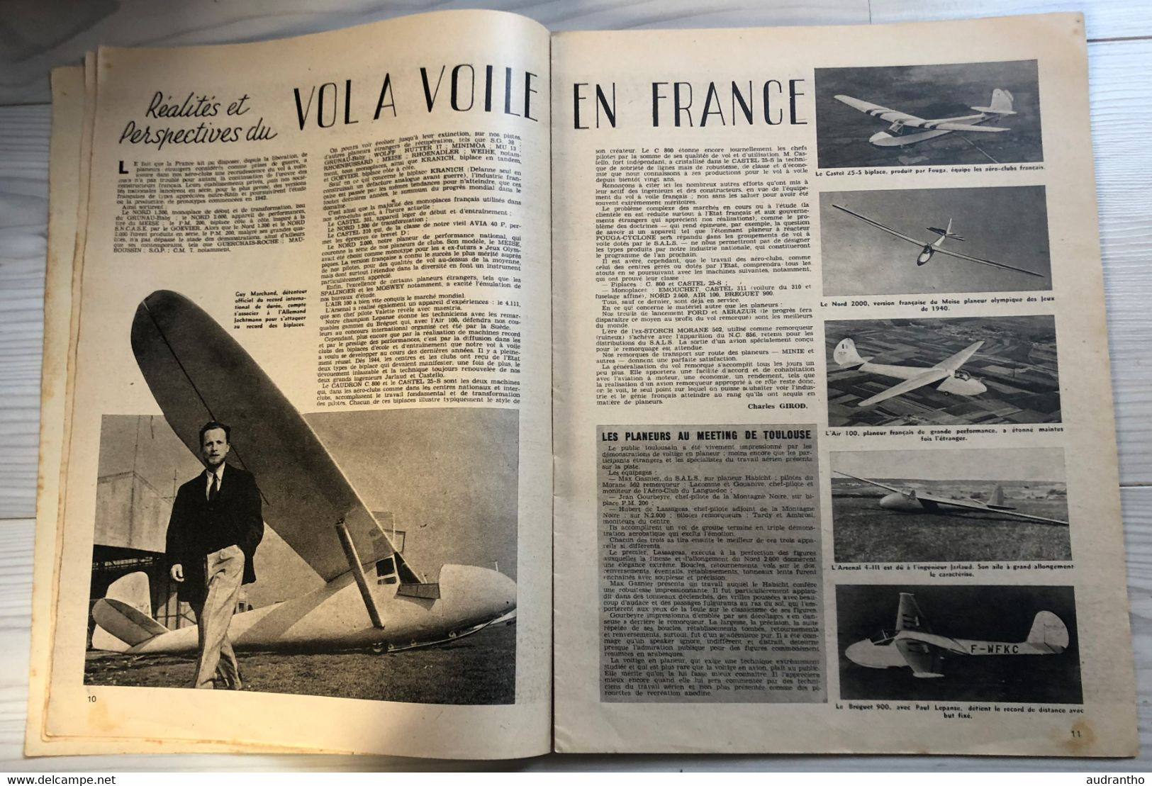 Revue N°3 1950 - Aviation Magazine - Meeting D'Orly - TWA - Vol à Voile - Aviation