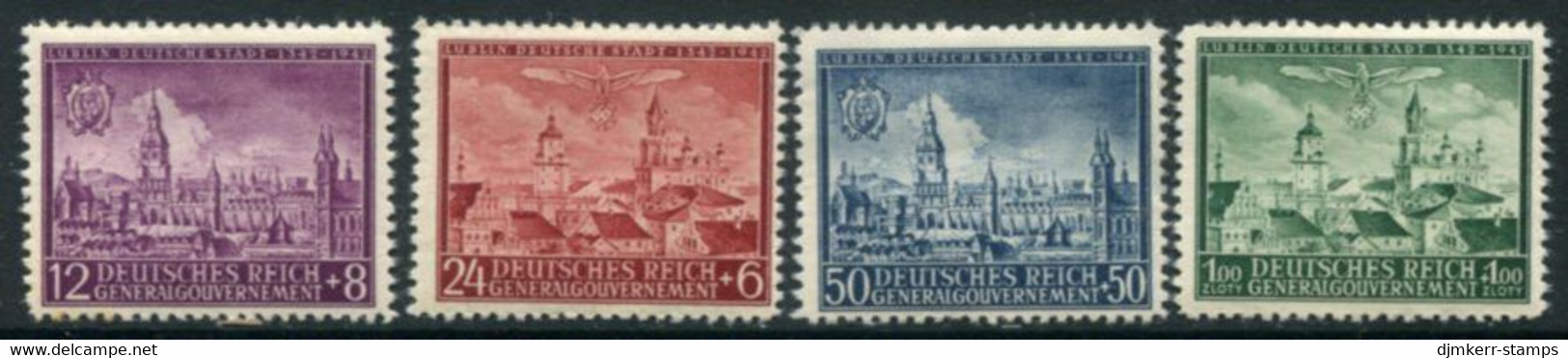 GENERAL GOVERNMENT 1942 600th Anniversary Of Lublin  MNH / **   Michel 92-95 - General Government