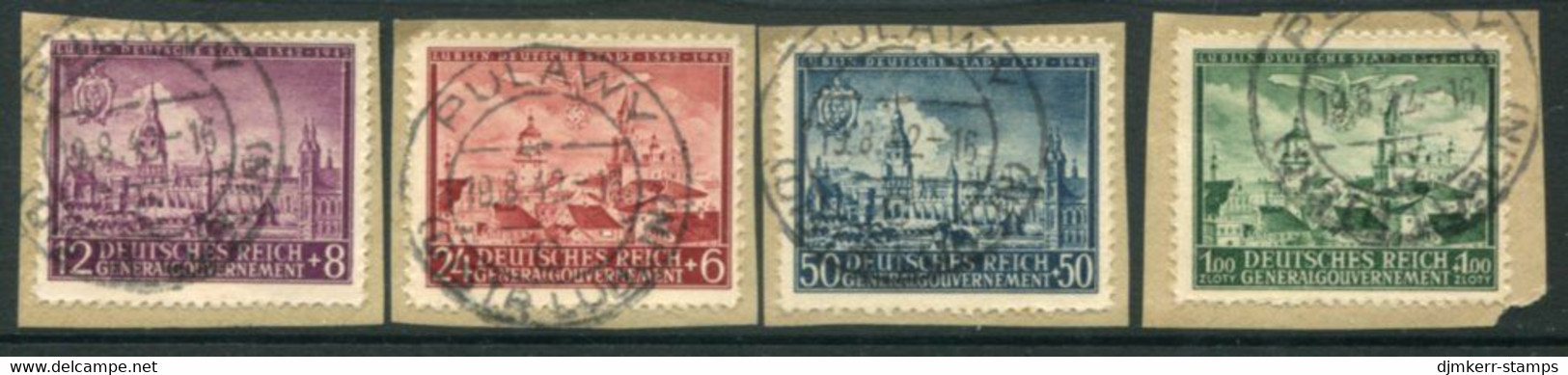 GENERAL GOVERNMENT 1942 600th Anniversary Of Lublin Used   Michel 92-95 - General Government