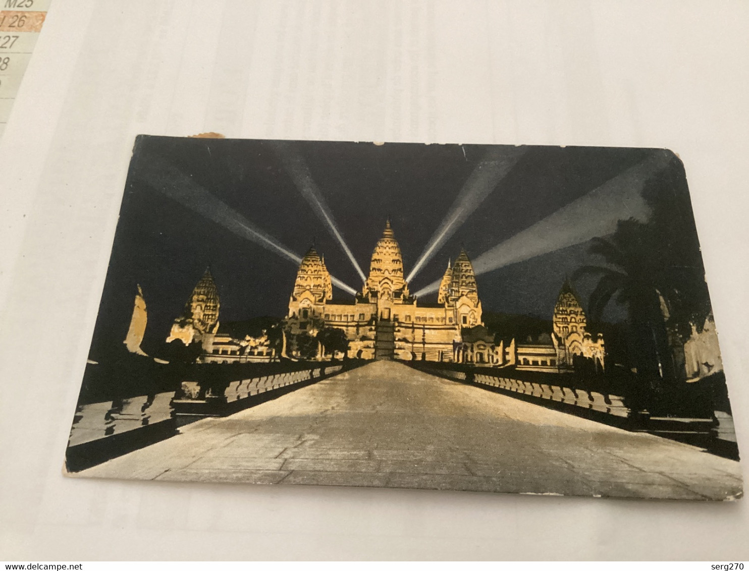 Cpa RARE 236 ANGKOR - VAT VUE DE NUIT 1931 - Cambodge