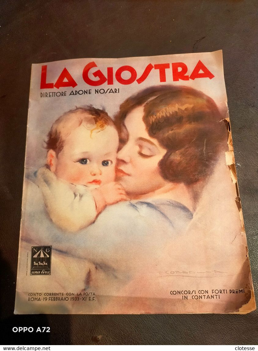 La Giostra 19 Febbraio 1933 Adone Nosari - Sonstige & Ohne Zuordnung