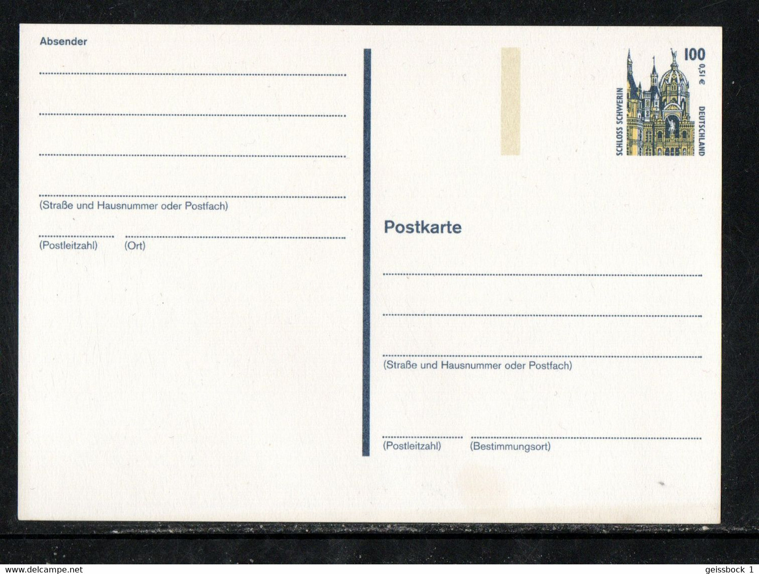 Bund 2001: P 162  Postkarte     **   (B009) - Postkarten - Ungebraucht