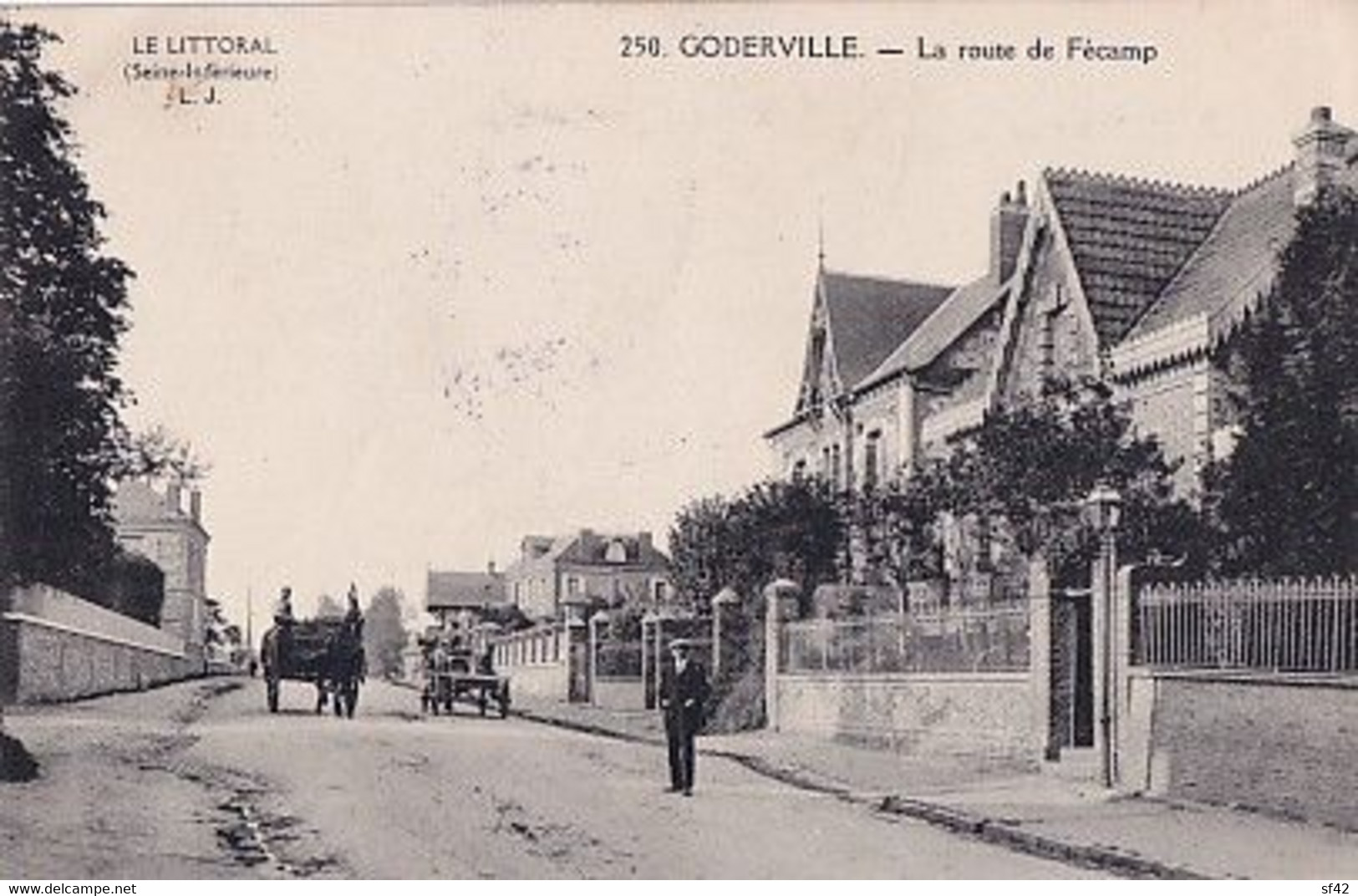 GODERVILLE                         LA ROUTE DE FECAMP - Goderville