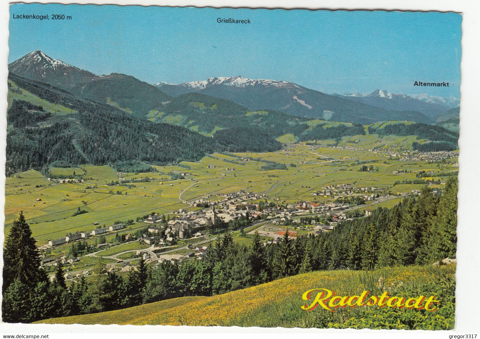 C1107) RADSTADT - Gegen Lackenkogel Grießkareck U. Altenmarkt - Radstadt