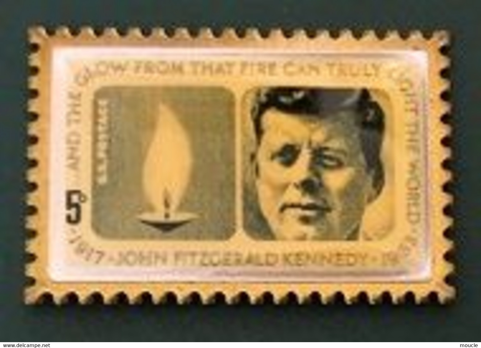 JFK - JOHN FITZGERALD KENNEDY - 1917 / 1963 - USA - 35ème PRESIDENT - TIMBRE - ROCKVILLE MARYLAND - STAMP -     (31) - Beroemde Personen