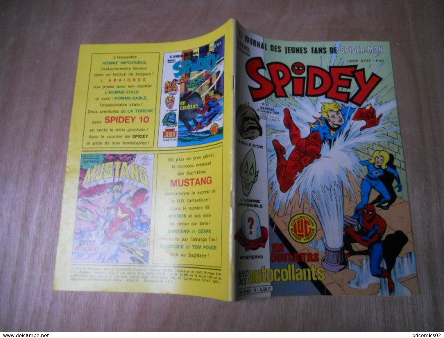 Spidey N° 9 Lug Sans Autocollant Tbe - Spidey