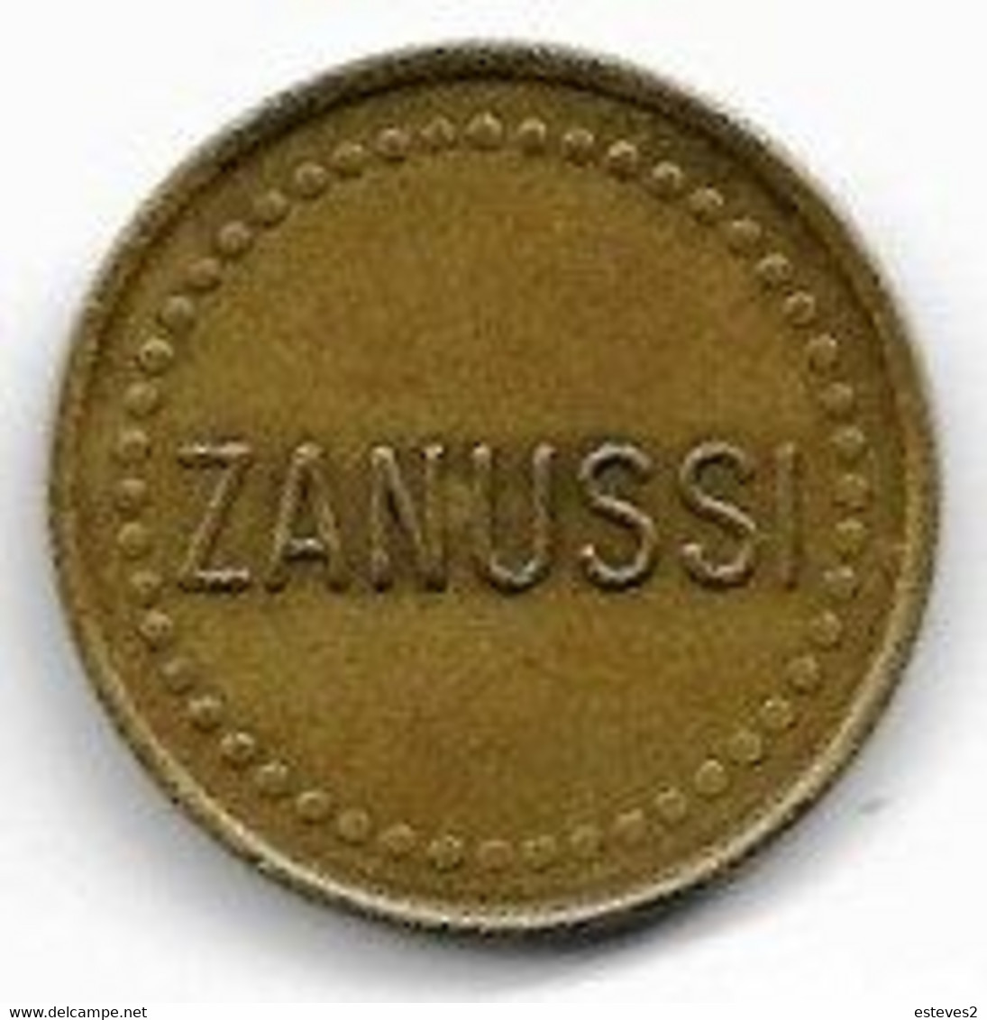 ZANUSSI , Token , Jeton , Ficha - Professionnels / De Société