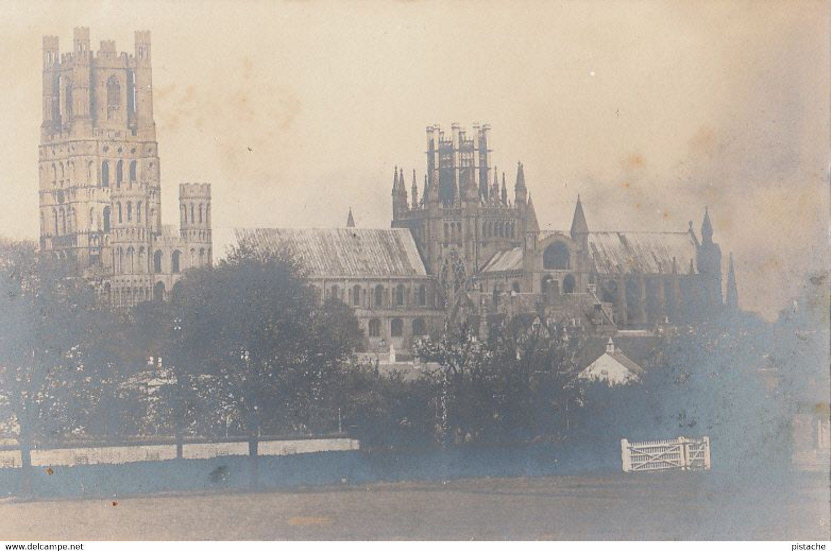 3039 – Real B&W Photo - England Cambridgeshire – Ely Cathedral – Written In 1913 - VG Condition – 2 Scans - Ely