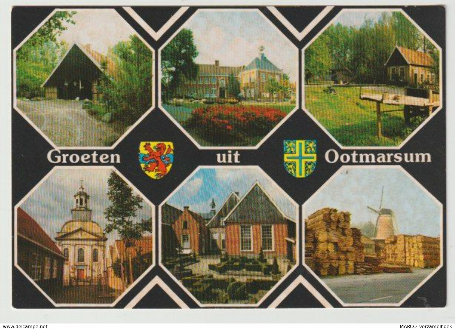 Ansichtkaart-postcard Groeten Uit Ootmarsum (NL) - Ootmarsum