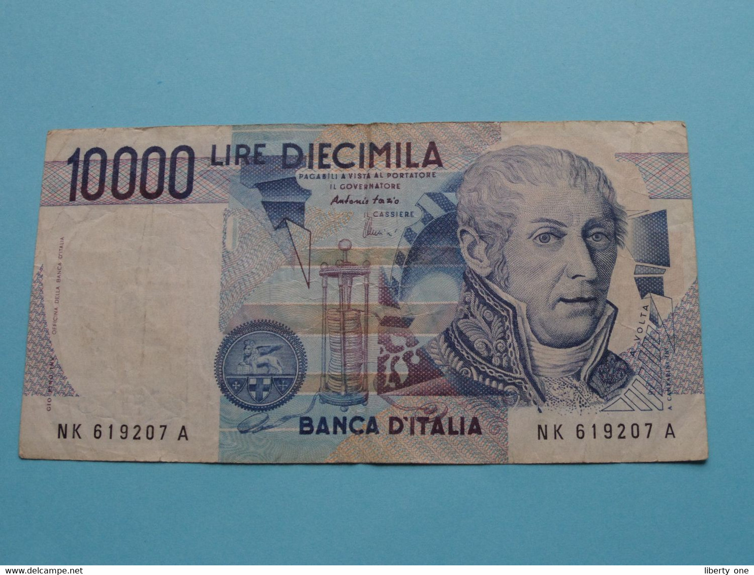 10.000 Lire - 1984 ( NK 619207 A ) Banca D'Italia ( For Grade, Please See Scans ) Circulated ! - 10000 Liras