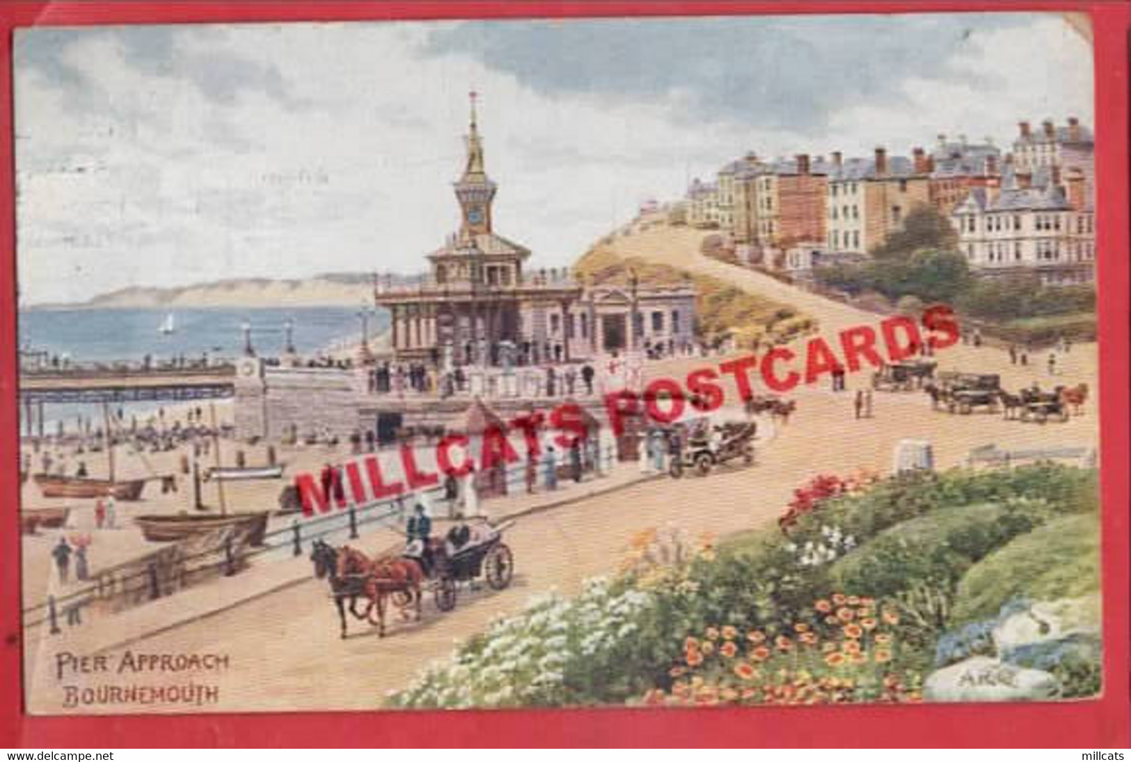 A R QUINTON DORSET BOURNEMOUTH PIER APPROACH     CARD 922    Pu 1915 - Quinton, AR