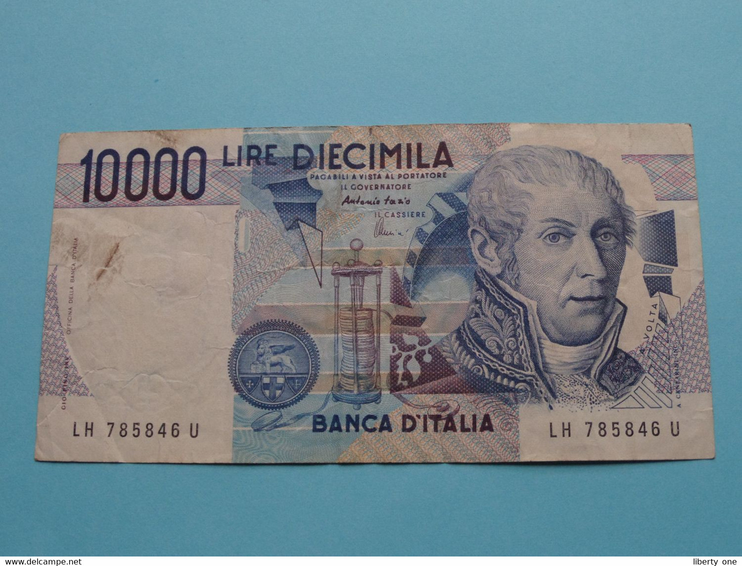 10.000 Lire - 1984 ( LH 785846 U ) Banca D'Italia ( For Grade, Please See Scans ) Circulated ! - 10000 Liras