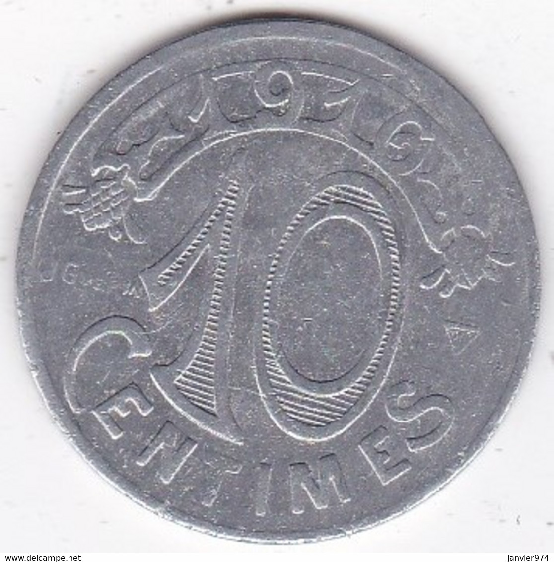 13. Bouche Du Rhône. Marseille. Chambre De Commerce. 10 Centimes 1916, En Aluminium - Monétaires / De Nécessité