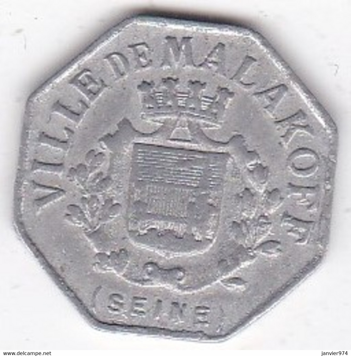 92 Hauts De Seine. Ville De Malakoff 5 Centimes , En Aluminium - Monetary / Of Necessity