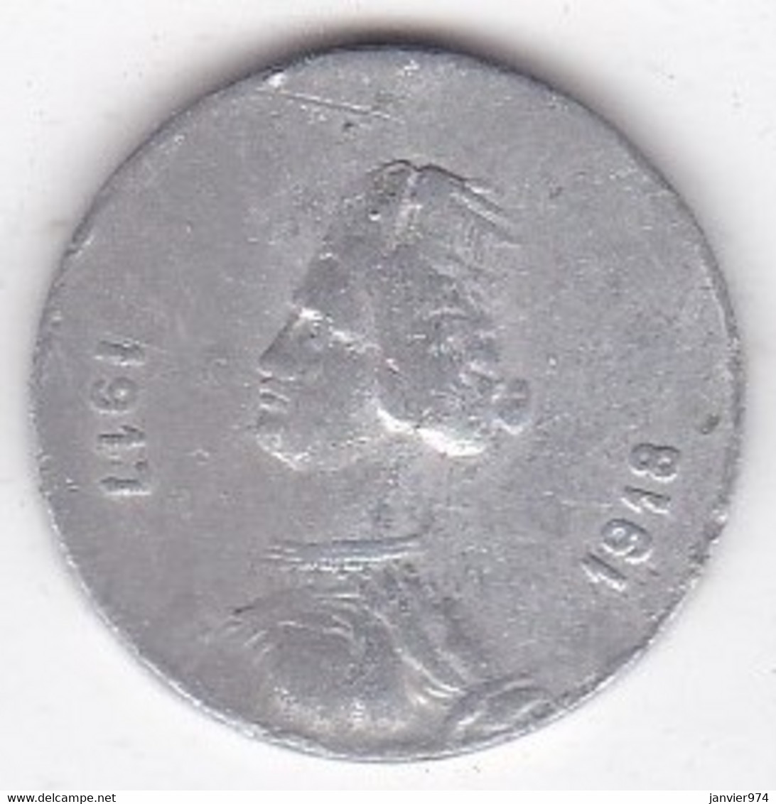 30 Gard. Groupes Commerciaux Du Gard 25 Centimes 1917 , En Aluminium - Noodgeld