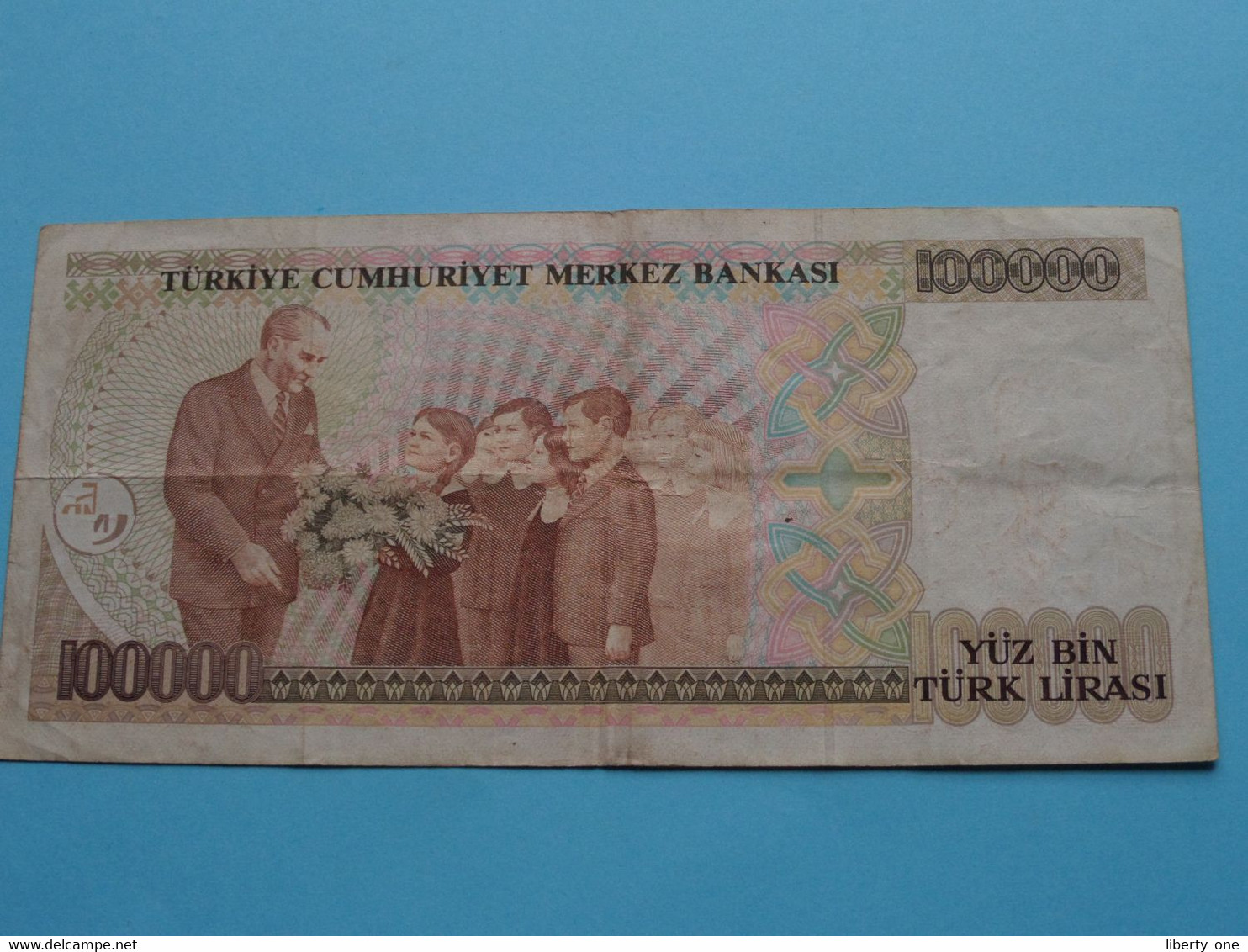 100.000 TürkLirasi - 1970 / 1991 ( B15343183 ) ( For Grade, Please See Scans ) Circulated ! - Turkey