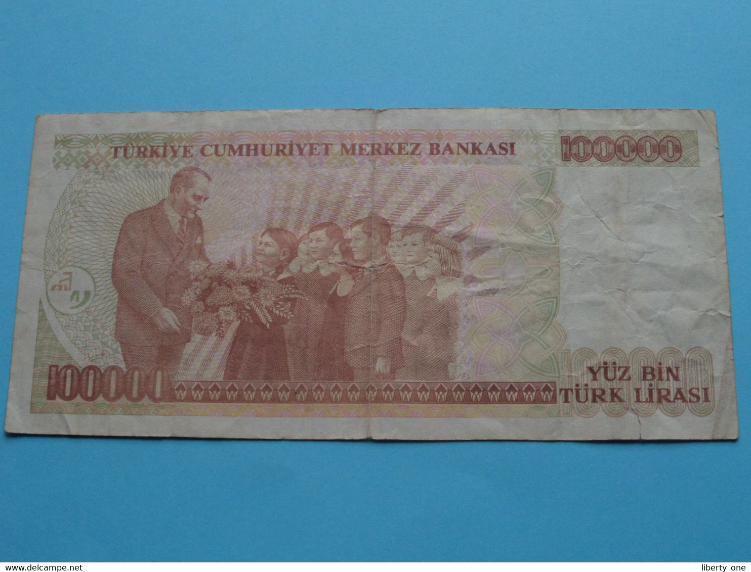 100.000 TürkLirasi - 1970 / 1991 ( H89337919 ) ( For Grade, Please See Scans ) Circulated ! - Türkei