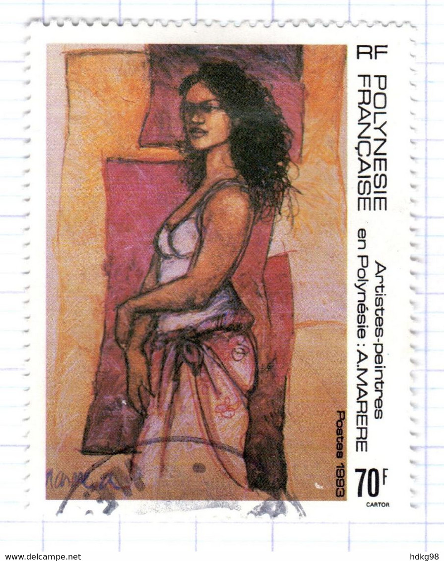 FP+ Polynesien 1993 Mi 646 Frau - Used Stamps