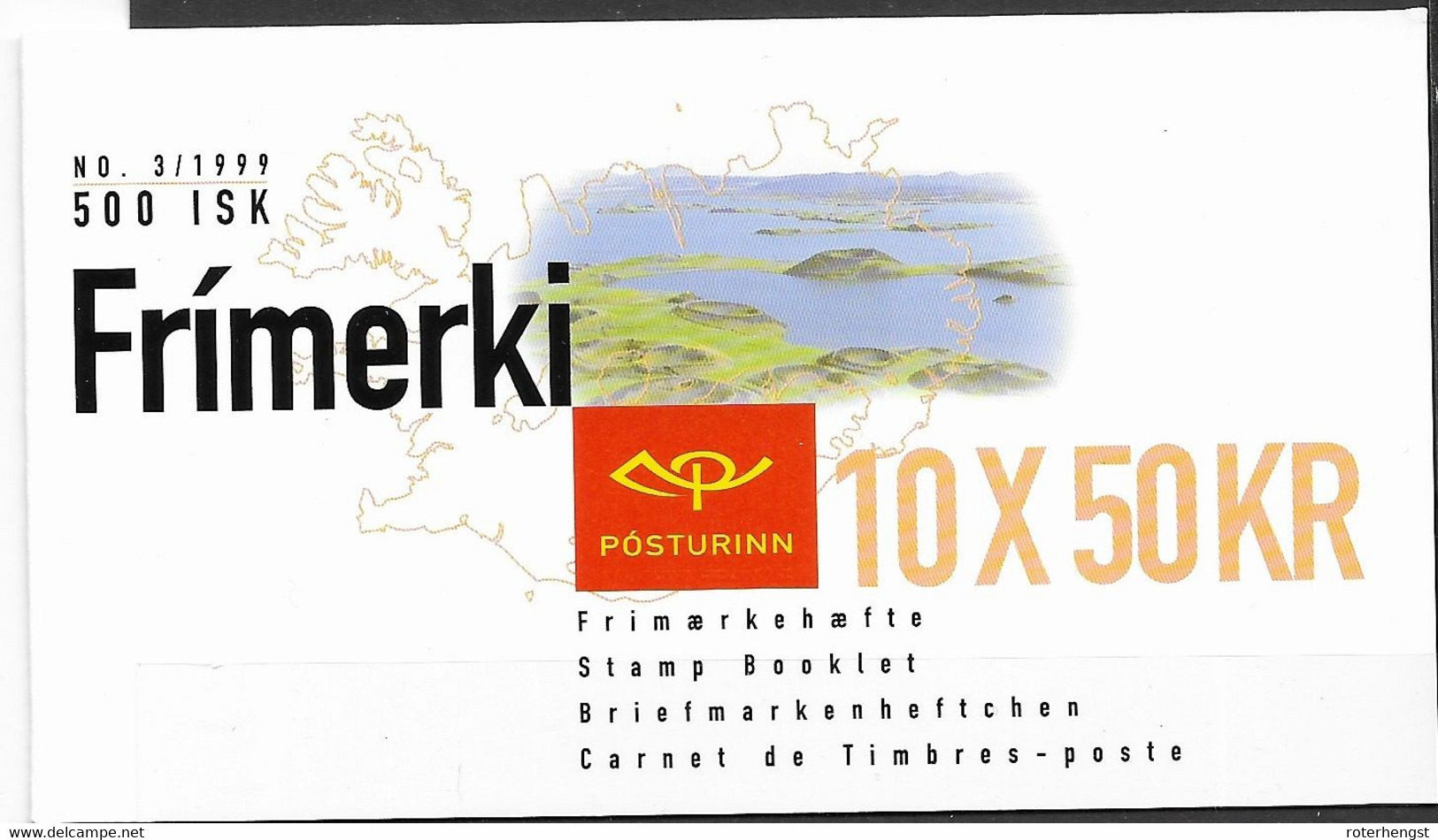 Iceland Cept Europa Booklet From 1999 Mnh ** 15 Euros - Booklets