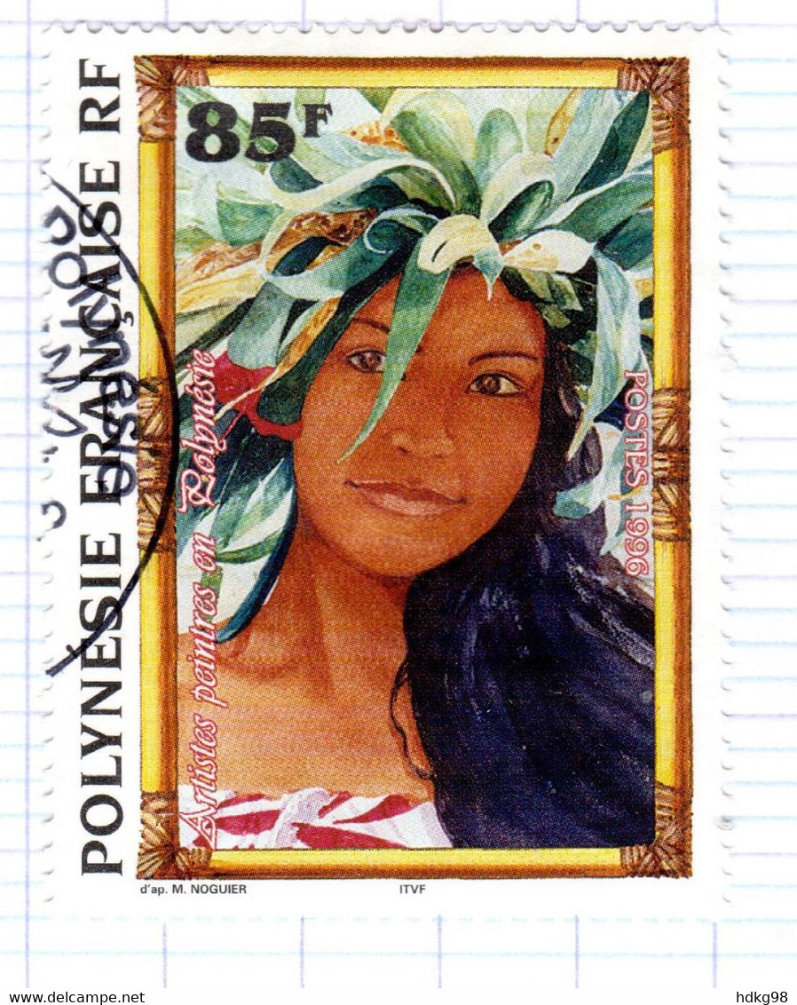 FP+ Polynesien 1996 Mi 721 Frau - Used Stamps