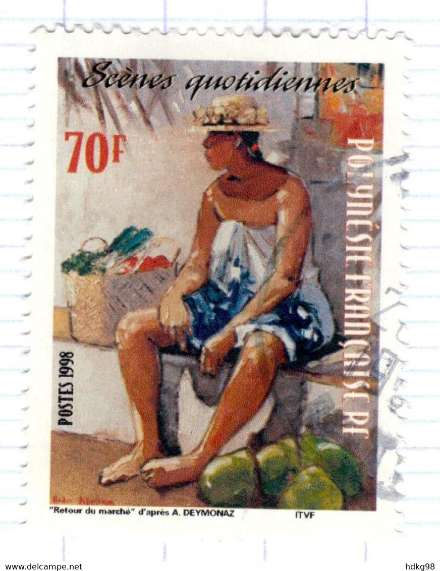FP+ Polynesien 1998 Mi 774 - Used Stamps