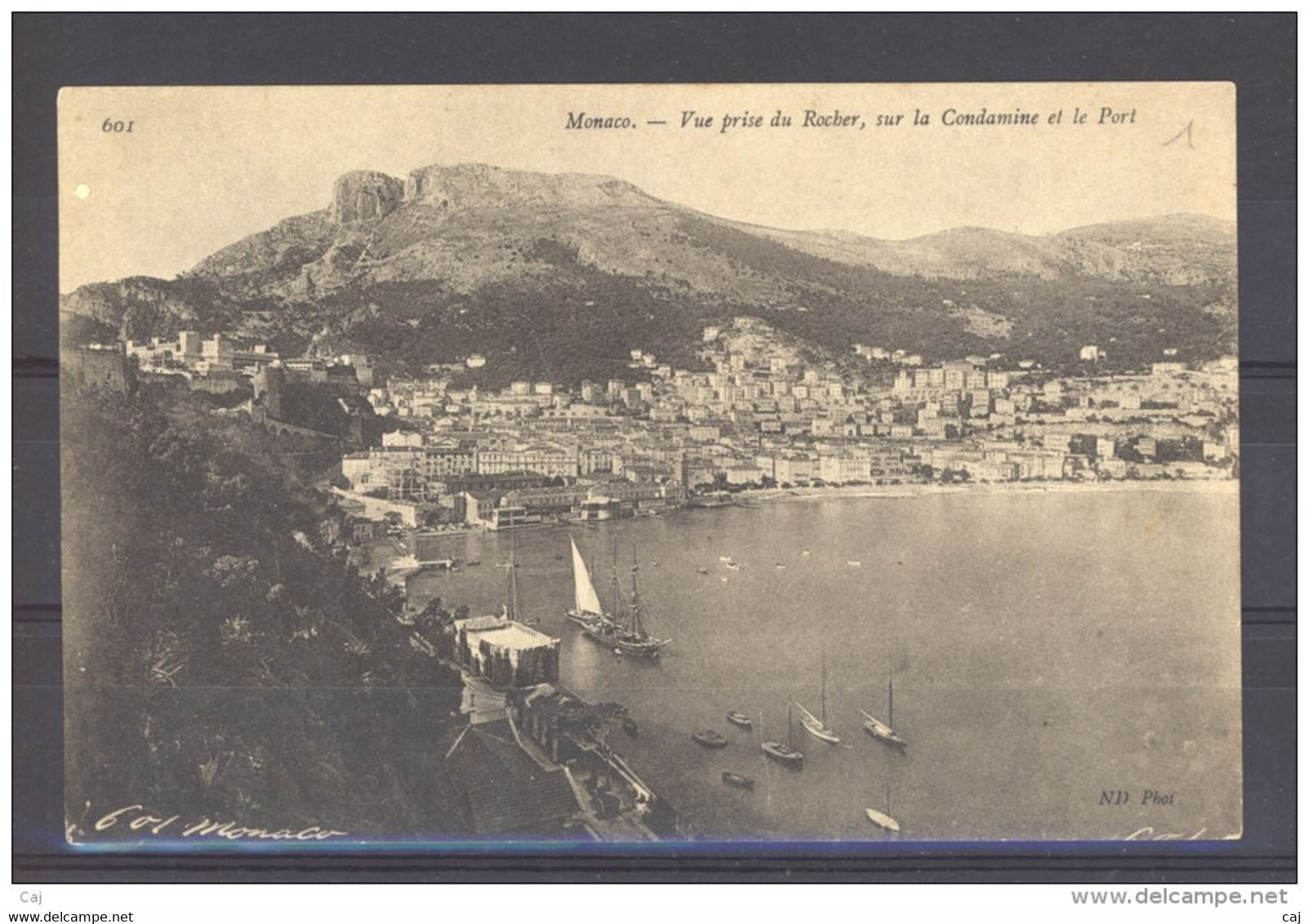 CP 054 :  Monaco , Vue Sur La Condamine Et Le Port - La Condamine