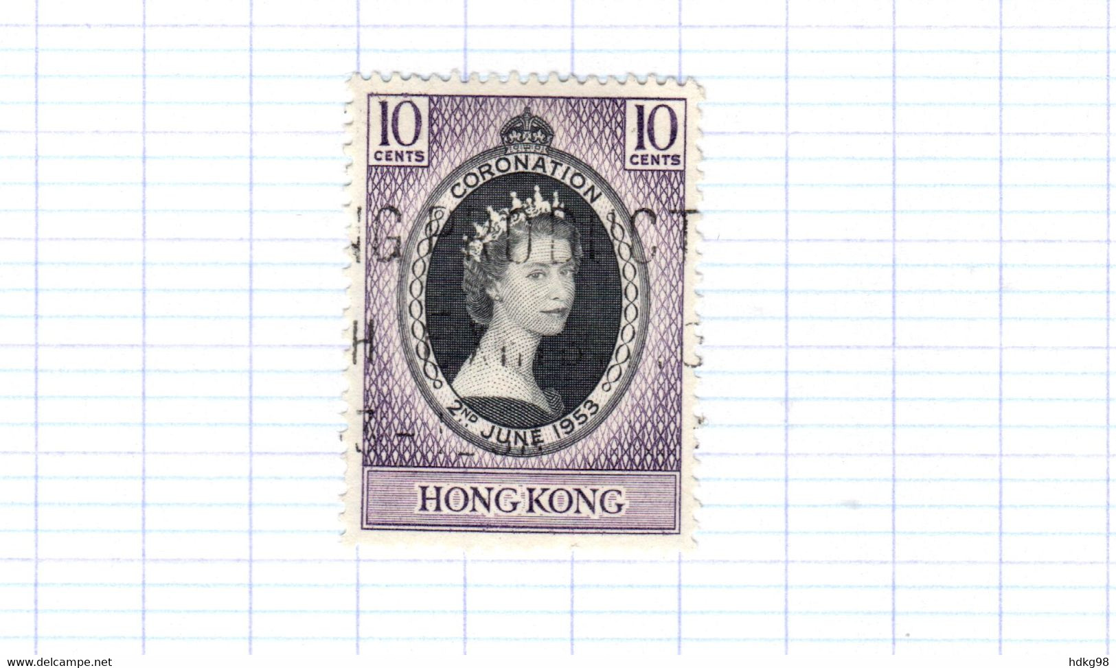 HK+ Hongkong 1953 Mi 177 Elizabeth II. - Gebraucht