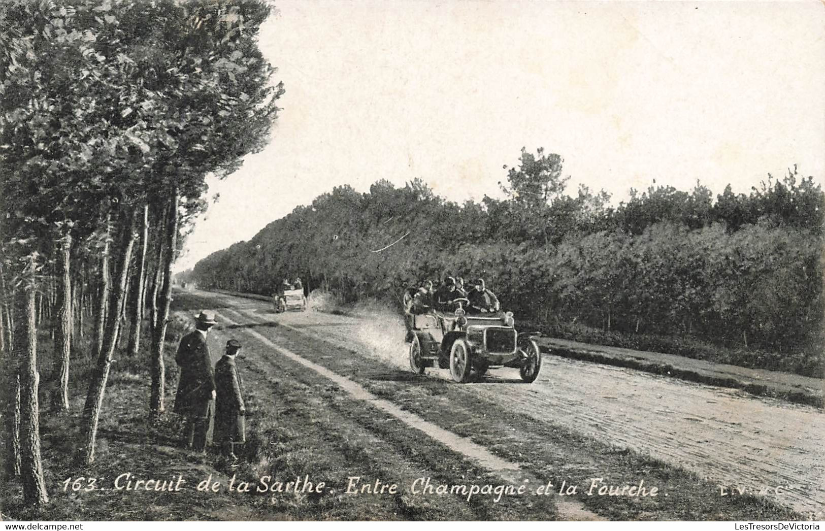 CPA Sport - Circuit De La Sarthe - Entre Champagne Et La Fourche - Course Automobile - Autres & Non Classés