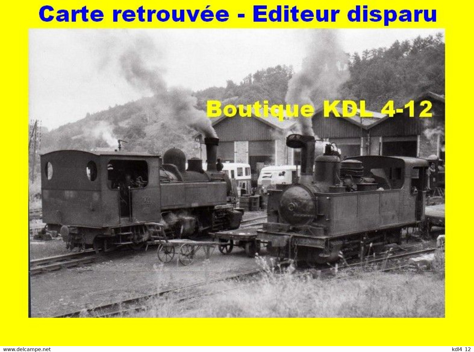 BVA 644-06 - Locos ANF 020+020 T N° 102 Et Piguet 030 T N° 8 Au Dépôt - TULLE - Corrèze - POC TC - Matériel