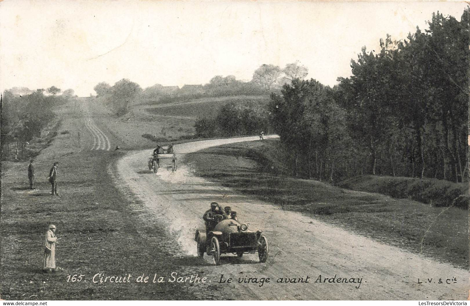 CPA Sport - Circuit De La Sarthe - Le Virage Avant Ardenay - Course Automobile - Altri & Non Classificati