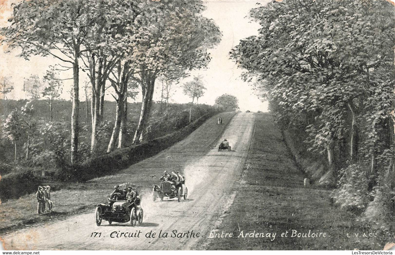 CPA Sport - Circuit De La Sarthe - Entre Ardenay Et Bouloire - Course Automobile - Other & Unclassified