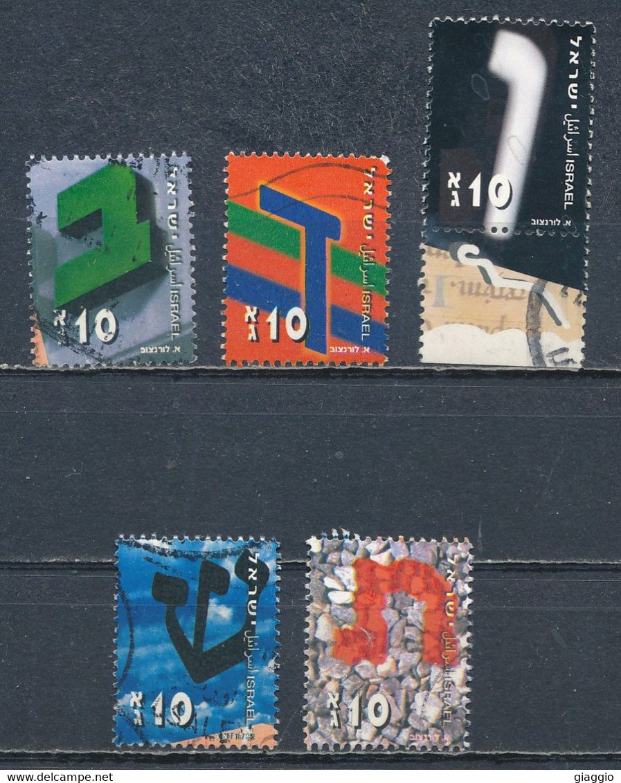 °°° ISRAEL - Y&T N°1516/36 - 2001 °°° - Used Stamps (without Tabs)