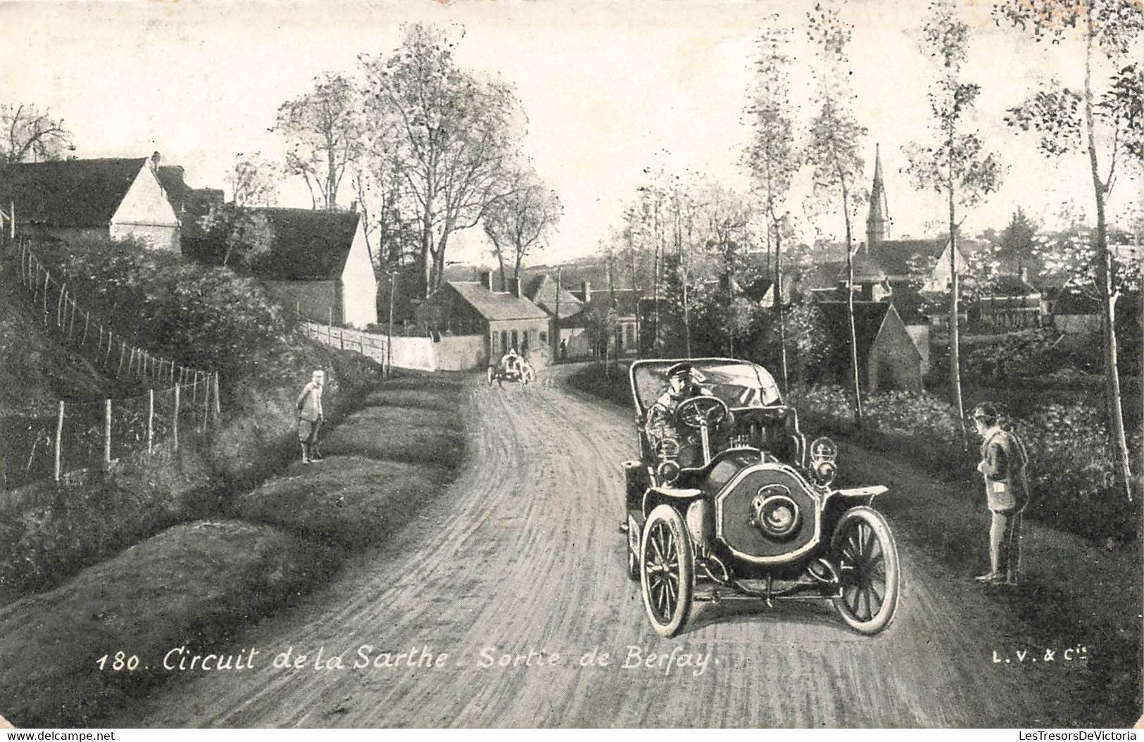 CPA Sport - Circuit De La Sarthe - Sortie De Berfay - Course Automobile - Autres & Non Classés