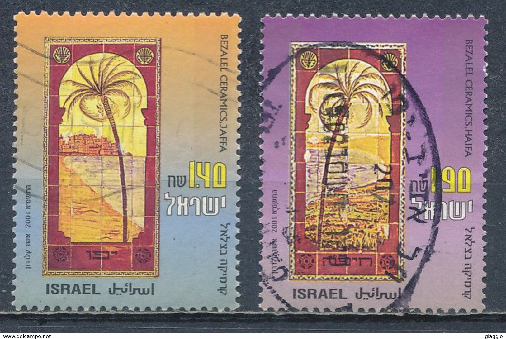 °°° ISRAEL - Y&T N°1564/65 - 2001 °°° - Used Stamps (without Tabs)
