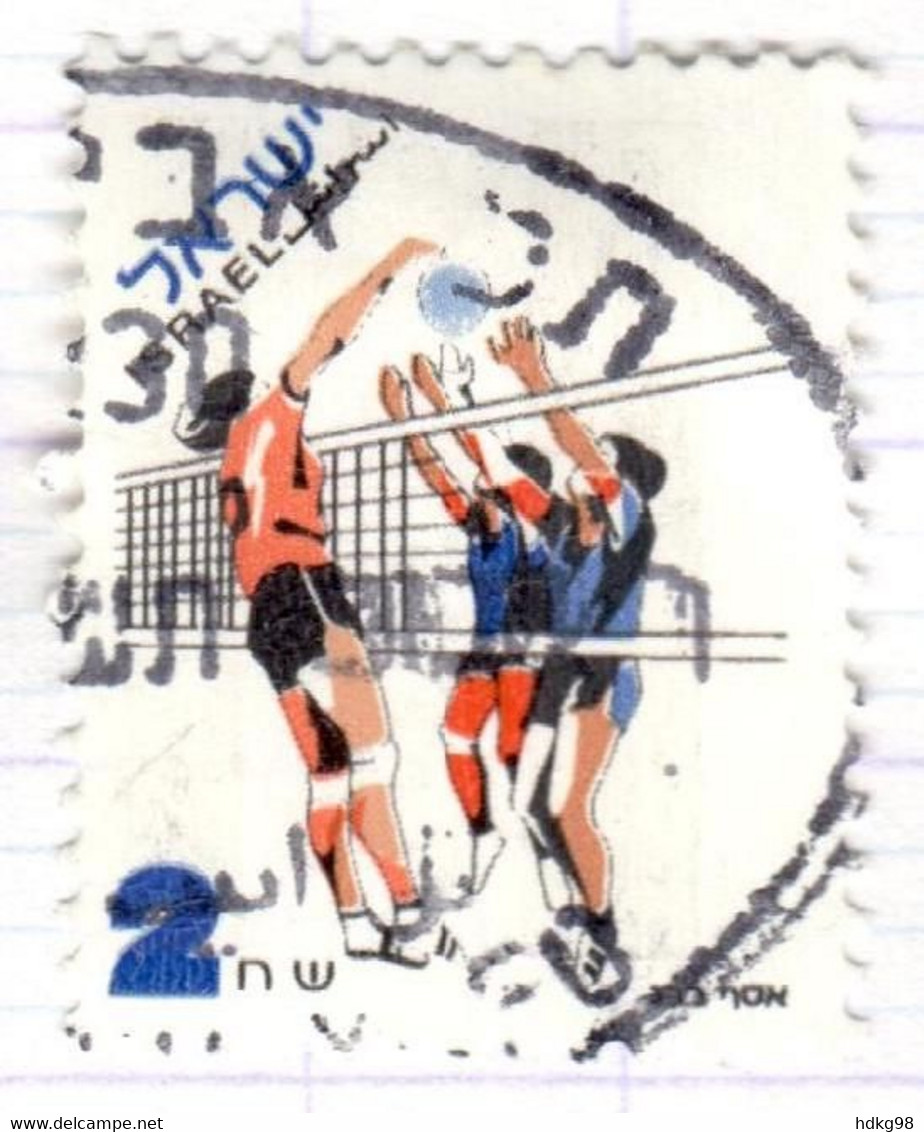 IL+ Israel 1996 Mi 1364 Volleyball - Used Stamps (without Tabs)