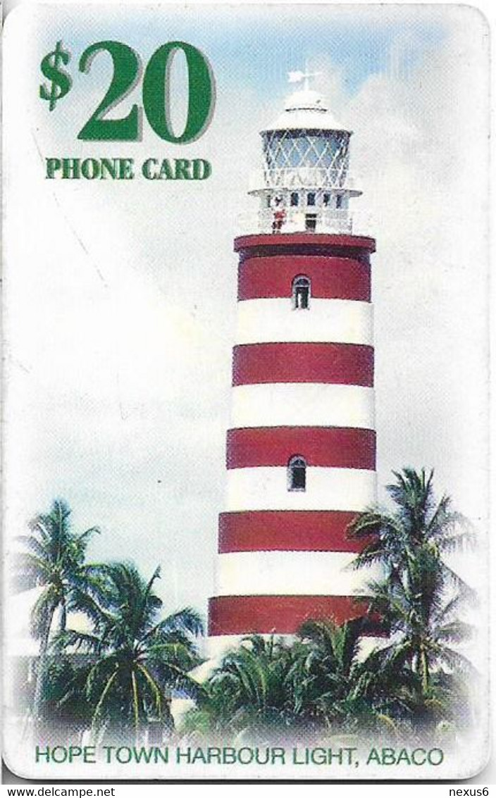 Bahamas - Batelco - Harbour Lighthouse, 2000, Gem5 Red, 20$, Used - Bahama's