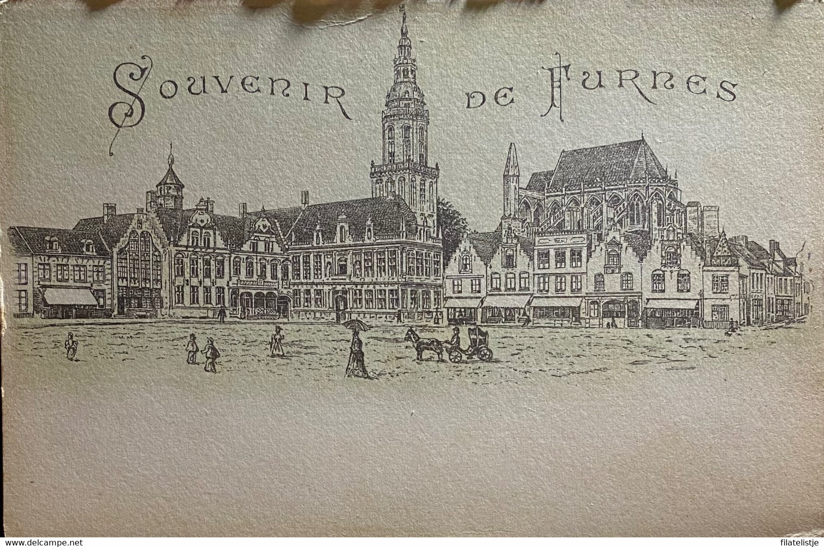 Veurne Souvenir De Furnes Niet Gelopen - Veurne