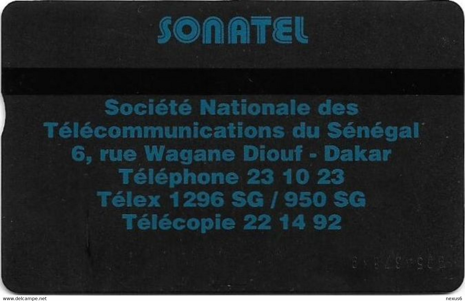 Senegal - Sonatel - L&G - 905A - Blue & Silver, 40Units, 48.000ex, Used - Senegal