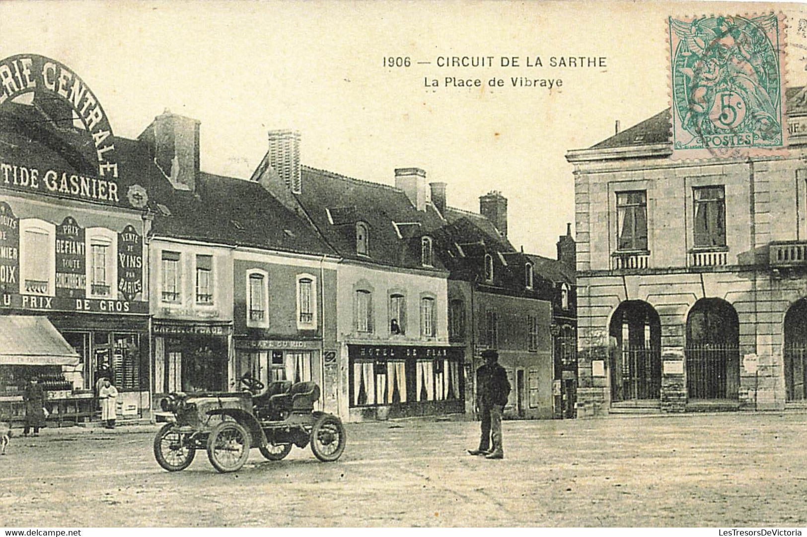 CPA Sport - Circuit De La Sarthe - La Place De Vibraye - Course Automobile - Autres & Non Classés