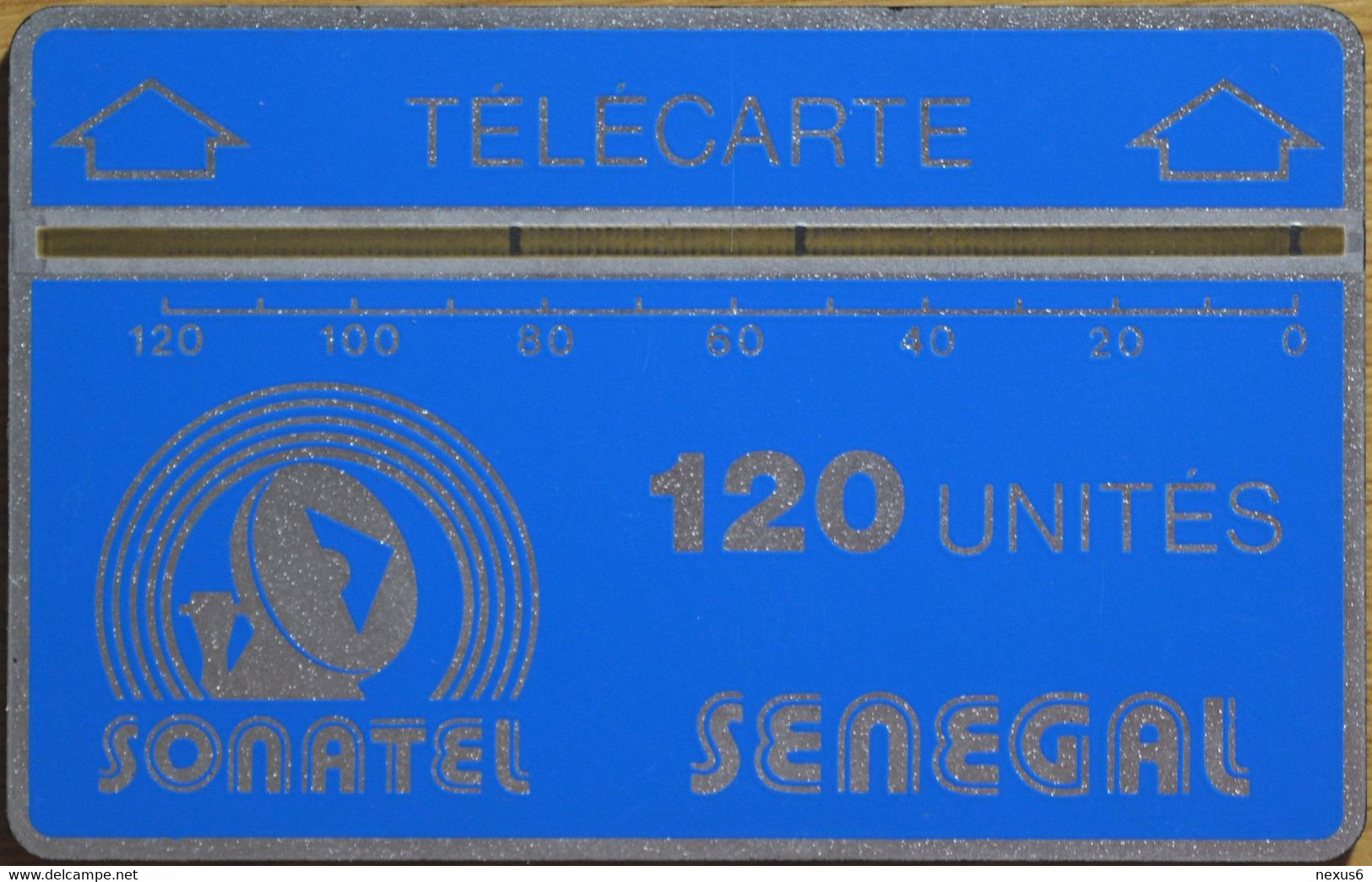 Senegal - Sonatel - L&G - Cn.00361301 - Blue & Silver, 120Units, Used - Senegal