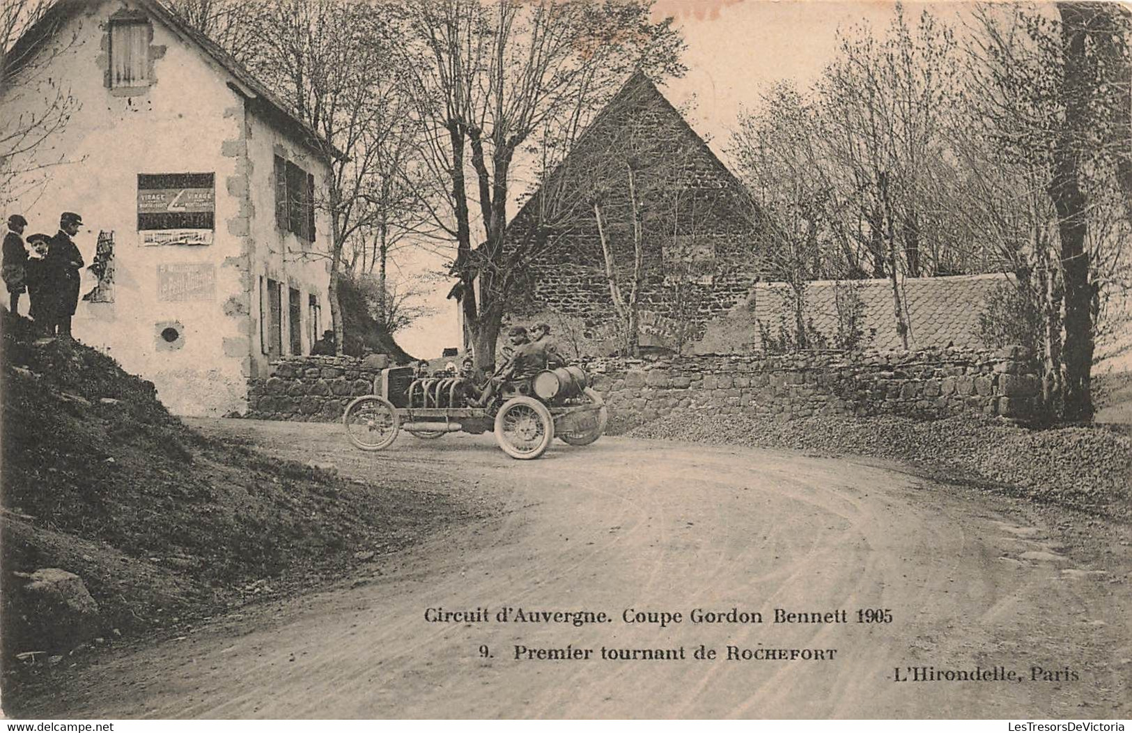 CPA Sport - Circuit D'auvergne - Coupe Gordon Bennett 1905 - Premier Tournant De Rochefort - Course Automobile - Altri & Non Classificati