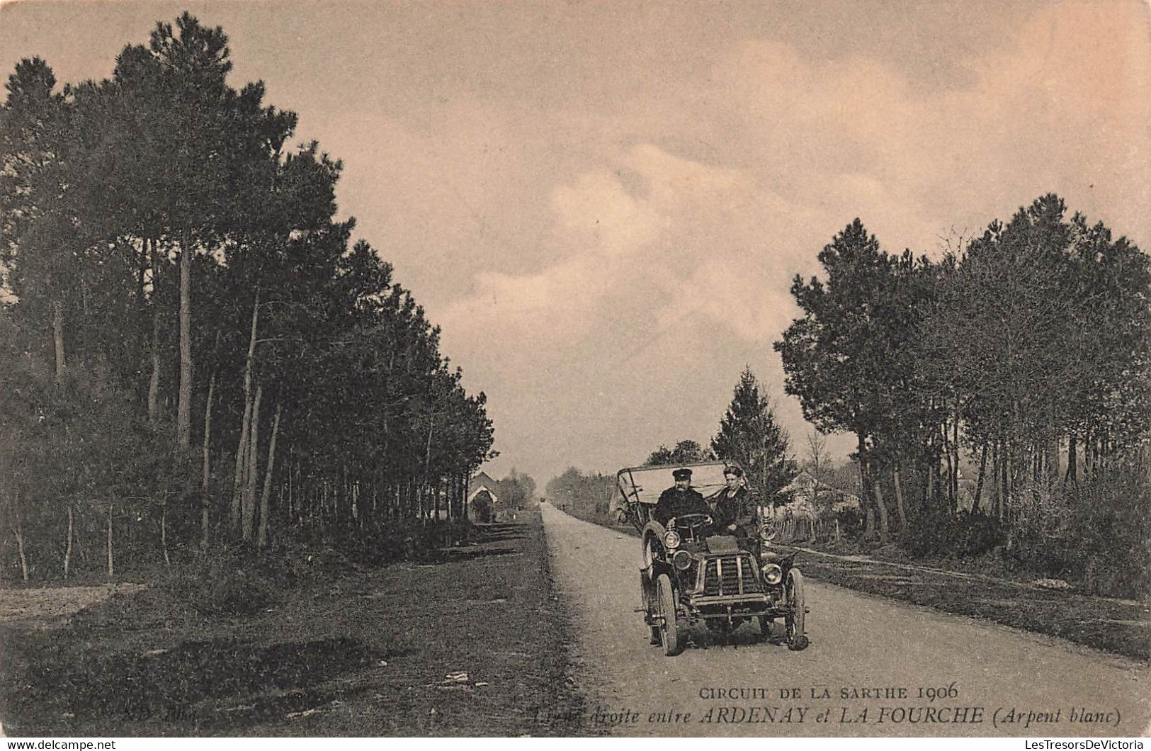 CPA Sport - Circuit De La Sarthe 1906 - Entre Ardenay Et La Fourche - Course Automobile - Altri & Non Classificati