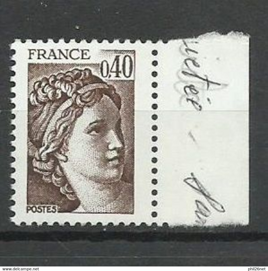 France N°  2118a   Sans Phosphore  Neuf  * *     B/TB  Voir Scans   Soldé ! ! ! - Ungebraucht