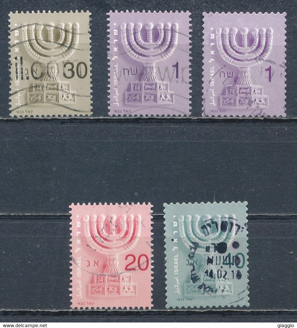 °°° ISRAEL - Y&T N°1638/45 - 2002 °°° - Used Stamps (without Tabs)
