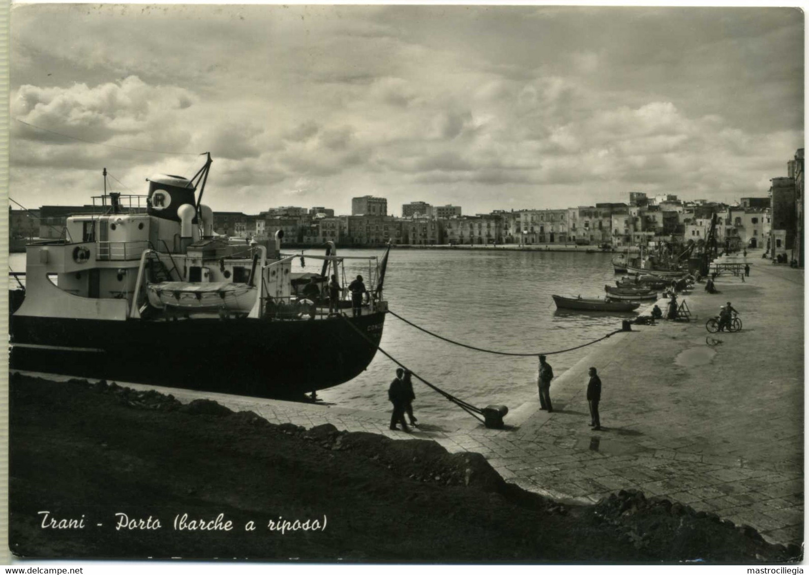 TRANI  BARLETTA-ANDRIA-TRANI  Il Porto  Barche A Riposo - Trani